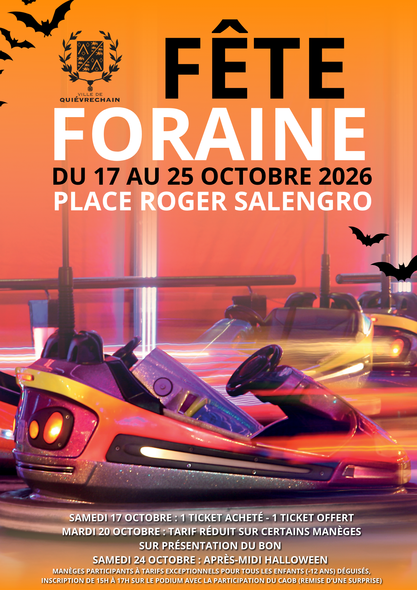 [17 au 25 octobre] Fête Foraine